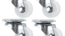 4 X Roti Albe MEDII 75mm Pivotante Albe ROTILE