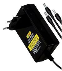 Adaptor AC/DC 3 in 1 12V 5A ideal pentru camere boxe router - 1