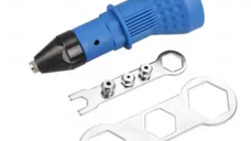 Adaptor de bormasina pentru nituit albastru
