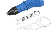 Adaptor de bormasina pentru nituit albastru