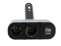 Adaptor priza auto 2 porturi cu USB 100W Olesson 1652 - 1