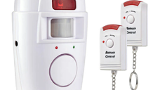 Alarma wireless cu 2 telecomenzi si senzor de miscare cu infrarosu OFF