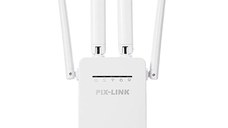 Amplificator Alb U7AC1200RE  de semnal 4 antene wireless