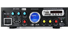 Amplificator audio cu Bluetooth BT-339A statie USB MP3 Radio FM 2x30W / 12V