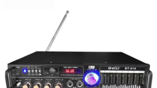 Amplificator de karaoke digital portabil cu Bluetooth egalizator USB Si intrare auxiliara