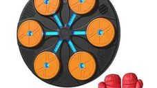 Aparat de box inteligent cu muzica si lumini LED pentru antrenamente acasa