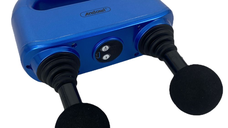 Aparat de masaj pentru relaxare Albastru cu acumulator 2200 mAh Q JM821