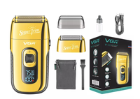 Aparat de ras electric profesional Shaver VGR V 332 lame duble 3 viteze reglabile cu afisaj digital - 1