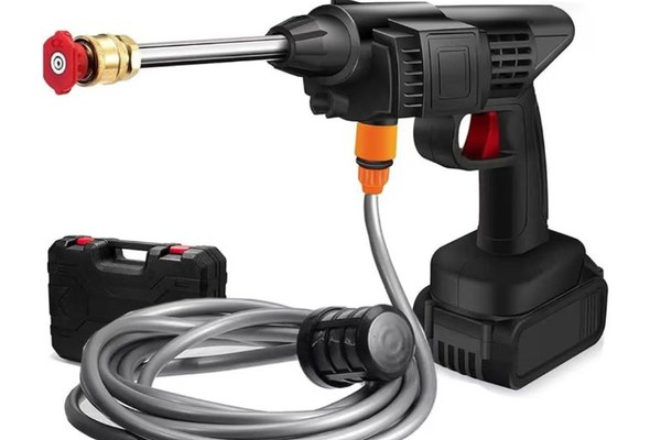 Aparat de Spalat cu Presiune + Acumulator Reincarcabil 3 in 1 Negru