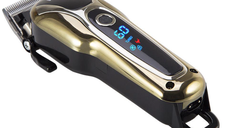Aparat de tuns profesional Kemei KM1990 cu acumulator afisaj LCD lama reglabila