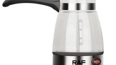 Aparat Electric pentru preparat cafea RAF R125 de 650W capacitate 500ml Recipient din Sticla