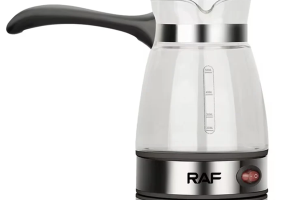 Aparat Electric pentru preparat cafea RAF R125 de 650W capacitate 500ml Recipient din Sticla