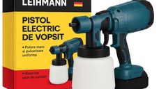 Aparat profesional de vopsit si Zugravit LEIHMANN electric cu Rezervor de vopsea 2 Acumulatori 48V