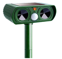 Aparat Repelent ultrasonic solar pentru rozatoare verde cu detector de miscare - 1