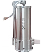 Aparat vertical de facut (umplut) carnati 6kg inox 5 palnii incluse - 1