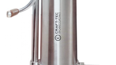 Aparat vertical de facut (umplut) carnati 6kg inox 5 palnii incluse