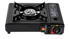 Aragaz camping HappyHome MX777 aprindere automata dubla alimentare butelie spray sau gaz