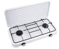Aragaz portabil cu 2 ochiuri model 2833 alimentare butelie ALB - 1