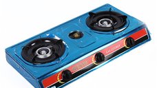 Aragaz Portabil Inox cu 3 Ochiuri BESSE pentru Gaz GPL (Butelie) cu Aprindere Electronica