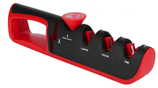 Ascutitor profesional de cutite ajustabil 4 in 1 Negru/Rosu