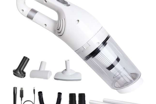 Aspirator ALB de mana JB-168 portabil silentios aspiratie puternica cu Usb 120W Alb