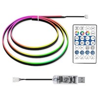 Banda acrilica Symphony 120 cm, lumina ambientala auto RGB, alimentare USB - 1