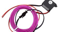 Banda Neon MOV 12V AUTO Droser Putere 5w FIR Led 2 metri