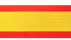 Banda/placa reflectorizanta camioane dreptunghiulara 56 cm Latime x 20cm inaltime