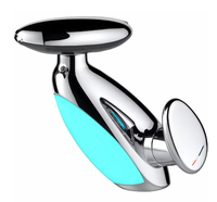 Baterie chiuveta baie premium CROM 4 tipuri de Jet cap retractabil Iluminare LED control inteligent al apei - 1