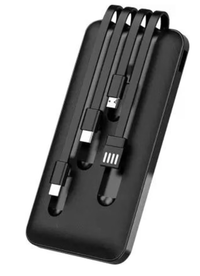 Baterie externa portabila 3 in 1 CD219 capacitate 10000mAh USB LED - 1
