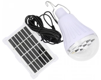 Bec LED cu panou solar CL 028MAX 10 W CcLamp - 1