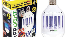 Bec LED ZAPP LIGHT antiinsecte cu lampa UV 9W