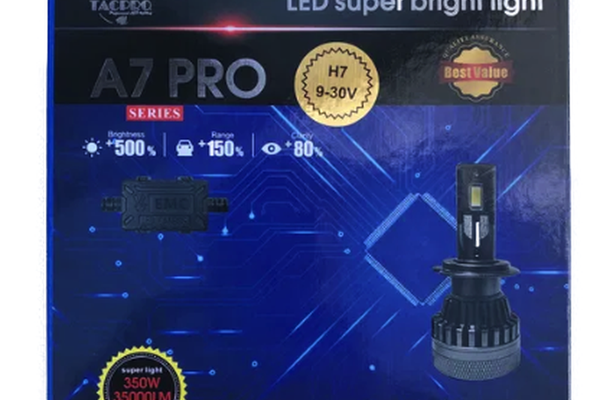 Becuri cu Led H7, Canbus, A7PRO, 350W, 6000K, 35000 lm