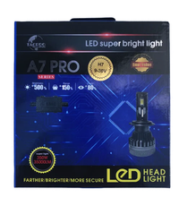 Becuri cu Led H7, Canbus, A7PRO, 350W, 6000K, 35000 lm - 1