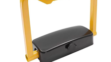 Blocator parcare automat tip bariera rabatabil functie anti furt cu alarma control de la distanta cu cheie si telecomanda Inclusa
