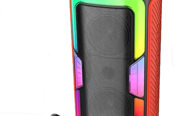 Boxa bluetooth portabila JQS4407 de 4x2 inch putere 50W cu microfon