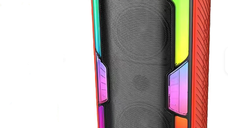 Boxa bluetooth portabila JQS4407 de 4x2 inch putere 50W cu microfon