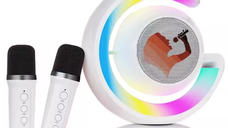 Boxa karaoke cu 2 microfoane wireless Bluetooth USB MI