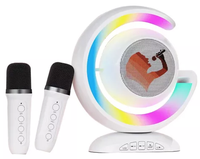 Boxa karaoke cu 2 microfoane wireless Bluetooth USB MI - 1