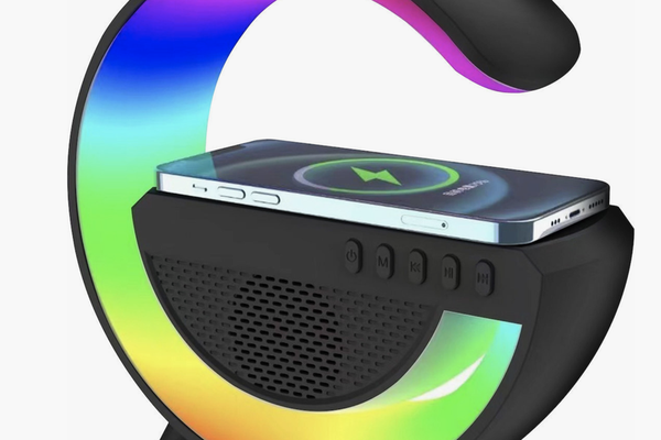 Boxa Multifunctionala G500 3 in 1 lampa LED RGB smart bluetooth Incarcator telefon wireless