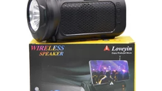 Boxa portabila AI136 cu panou solar si lanterna USB Bluetooth