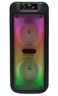 Boxa portabila Bluetooth 60 cm GTS 1703 de 1000W Muzicali Radio FM USB/TF/TWS Leduri Disco Microfon Inclus - 1