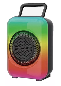 Boxa portabila GTS 1867 Bluetooth USB TF Radio FM lumini LED RGB 10W - 1