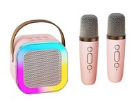 Boxa portabila karaoke K12 cu 2 microfoane incluse - 1