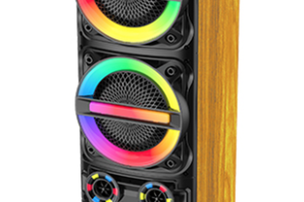 Boxa portabila mare ZQS8315 de 18000W cu 2 microfoane si telecomanda