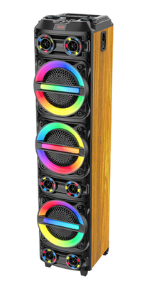 Boxa portabila mare ZQS8315 de 18000W cu 2 microfoane si telecomanda - 1