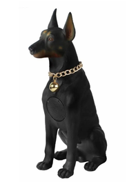 Boxa portabila wireless cu bluetooth si microfon tip doberman 10W CH M210M - 1