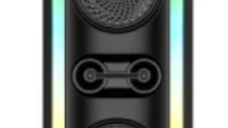 Boxa ZQS 4253 bluetooth cu panou solar si lumina RGB