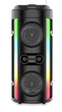Boxa ZQS 4253 bluetooth cu panou solar si lumina RGB - 1