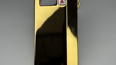 Bricheta GOLD cu aprindere electrica in X si Flacara